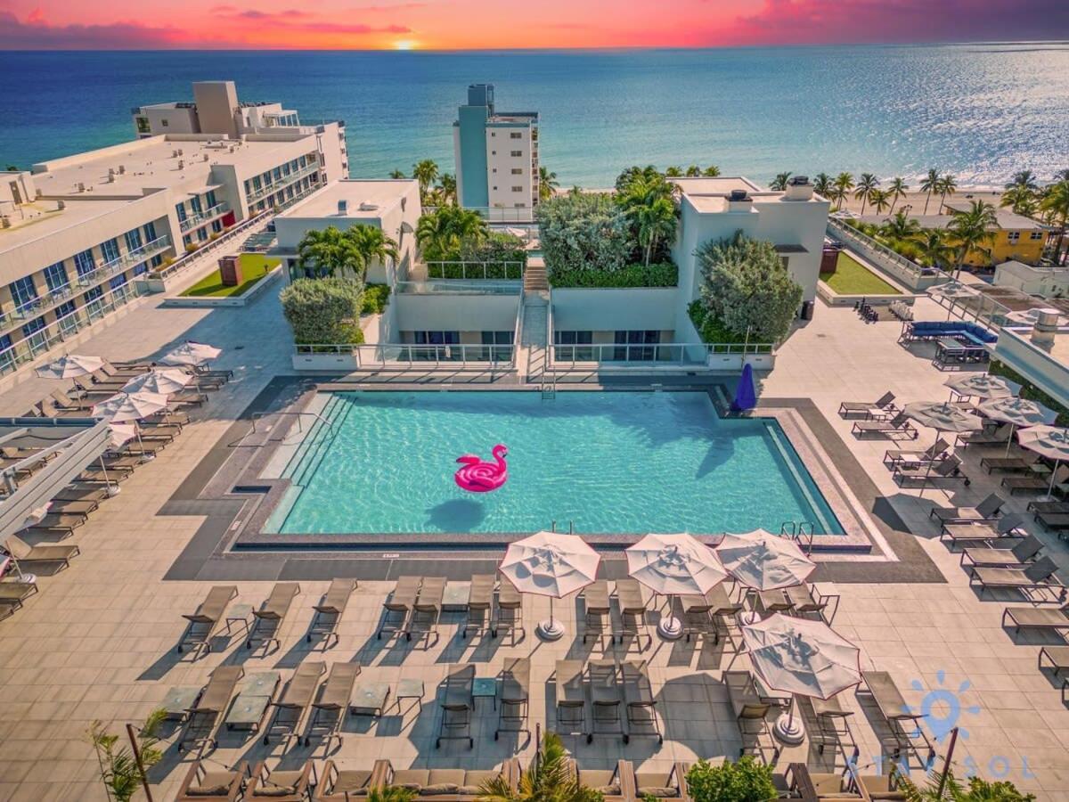 Best Stay - Rooftop Pool - Hollywood Beach Board - Walk Exterior photo